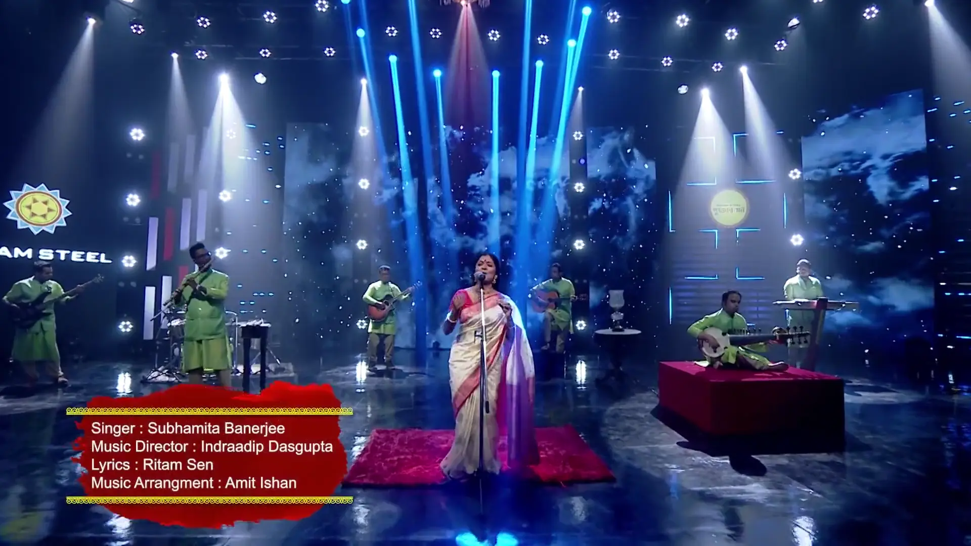 Gumshum Se Sohortuli - Subhamita Banerjee - Shyam Steel Pujor Gaan_2